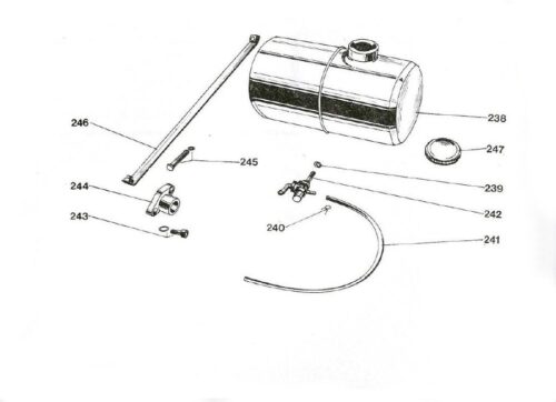 Palivová nádrž Mf 70 - 246– Sťahovacia páska