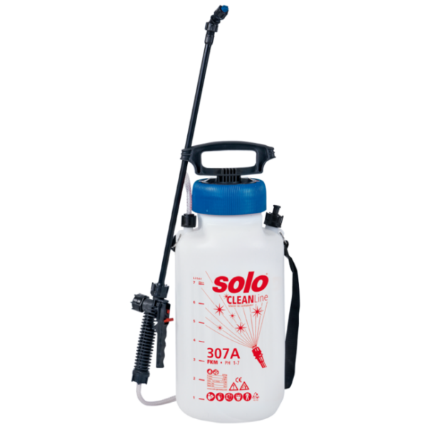 Tlakový postrekovač čistiaci Solo 307 A s objemom 7